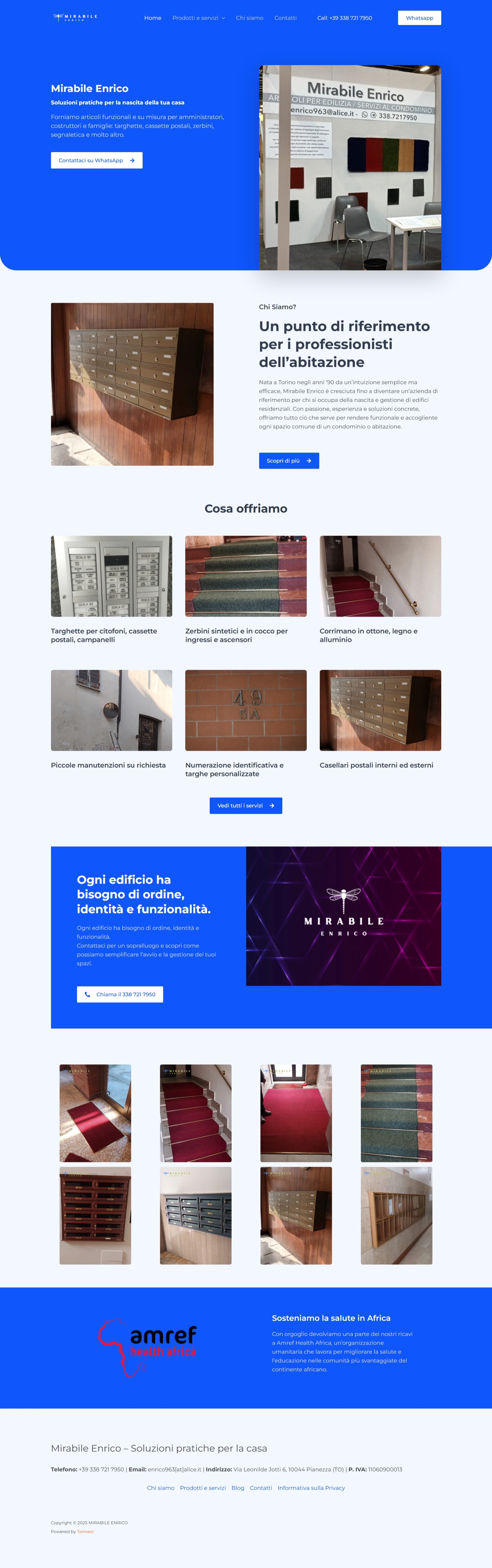 Sito web Mirabile Enrico